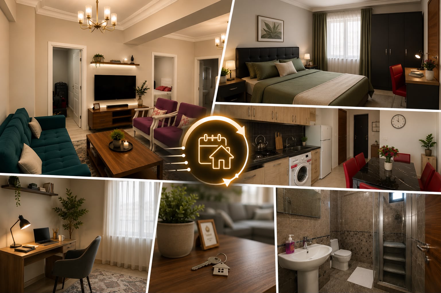 Serdivan Saatlik Kiralık Ev